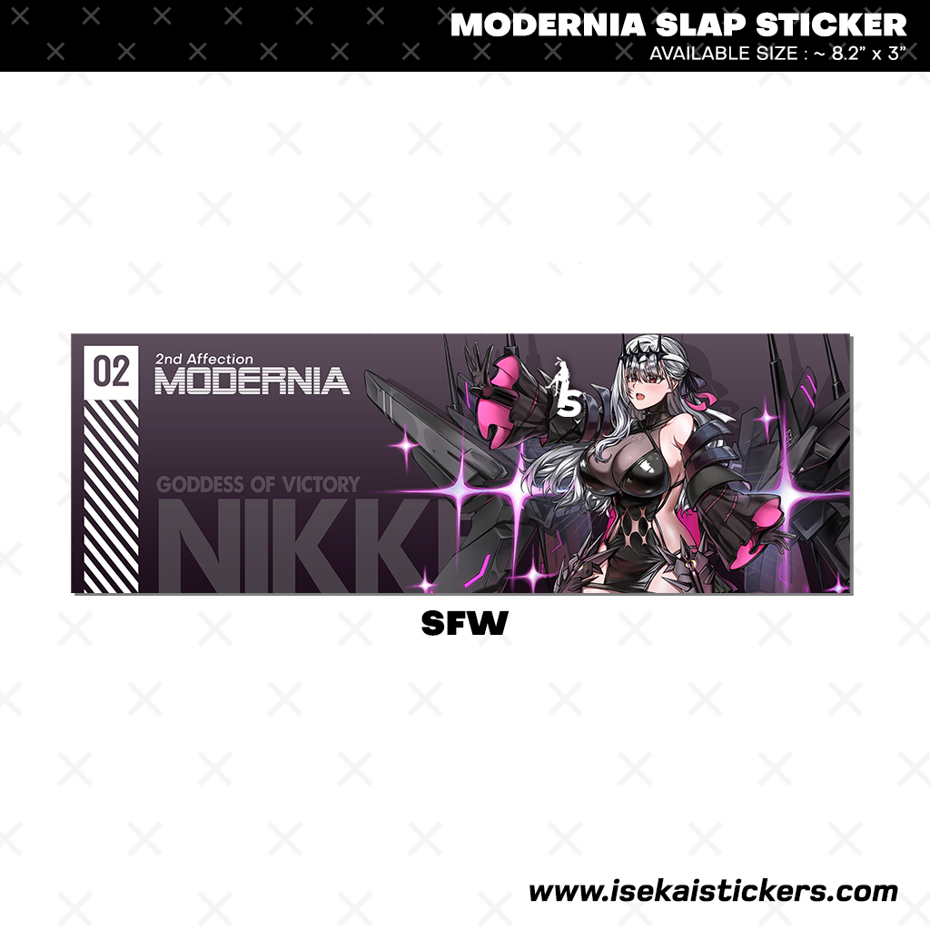 Modernia 2nd Affection - Nikke Slap Sticker - Isekai Stickers